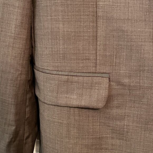 Lauren Ralph Lauren Men's Sport Coat Jacket Tan 100% Wool 2 Button Dual Vent 40R - Picture 6 of 15